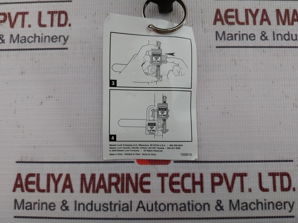 Master Lock S3068 Handle-on Ball Valve Lockout