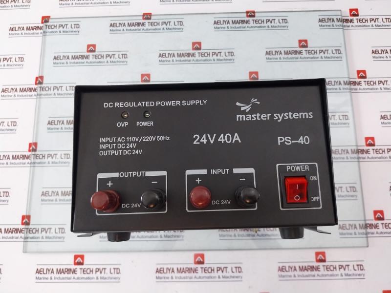 Master Systems PS-40 DC Regulated Power Supply 24VDC