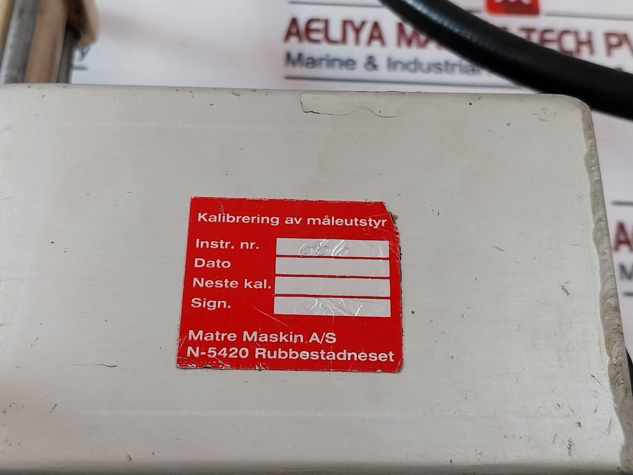 Matre Maskin Trt 2 Pressure Calibrator Digital Pressure Gauge