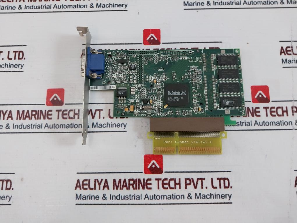 Matrox Mga-g200A-d2 Video Card Wt6-124-a