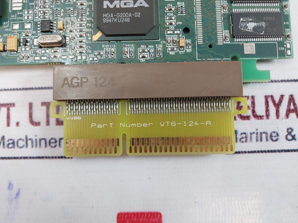 Matrox Mga-g200A-d2 Video Card Wt6-124-a