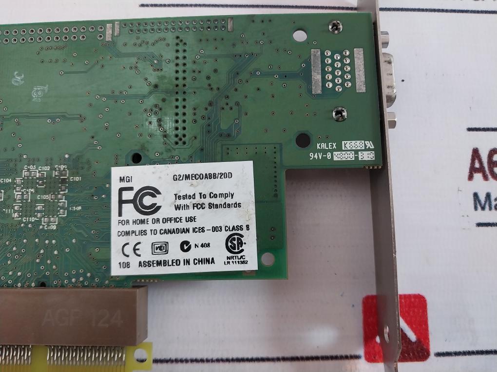 Matrox Mga-g200A-d2 Video Card Wt6-124-a