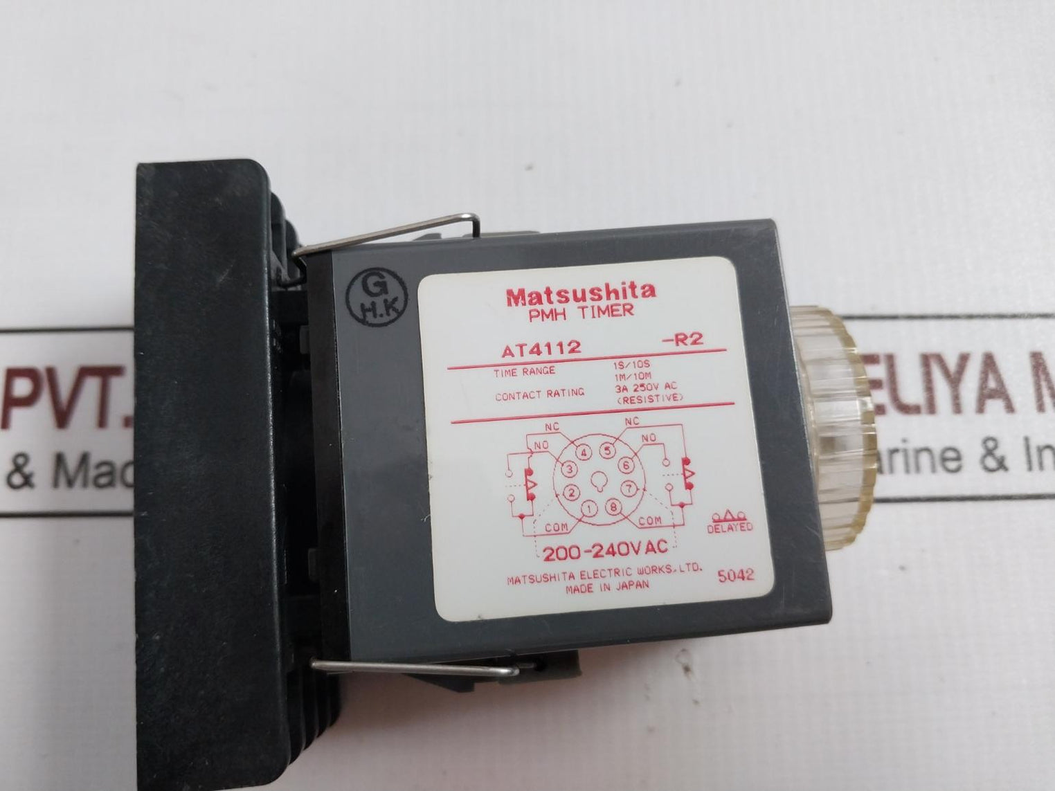 Matsushita At4112 National Pmh Timer 1S/10S 3A 250Vac