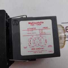 Matsushita At4412 Pmh Timer 3A 250Vac 200-240Vac 1M/10M