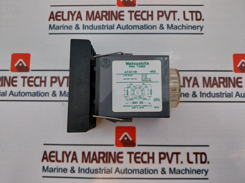 Matsushita Electric At4119 -r3 Pmh Timer With Base 24V Dc