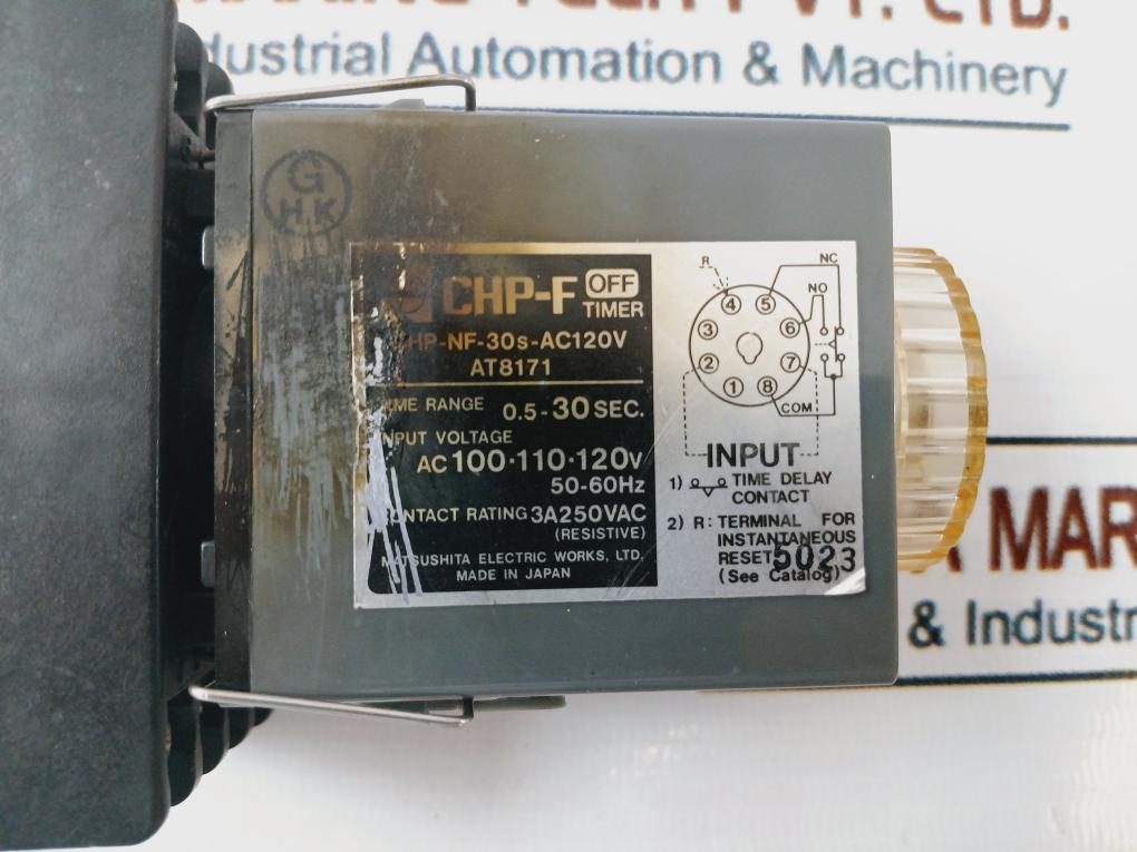 Matsushita Electric At8171 Off Timer With Base Chp-nf-30S-ac120V