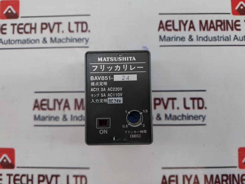 Matsushita Electric Bav851-24 Flicker Relay 220V