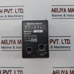 Matsushita Electric Bav851-24 Flicker Relay 220V