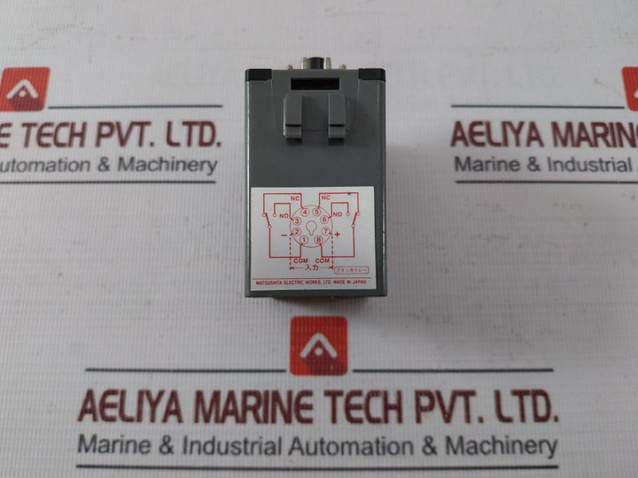 Matsushita Electric Bav851-24 Flicker Relay 3A Ac220V 5A Ac110V Dc24V 0.5-2 Sec