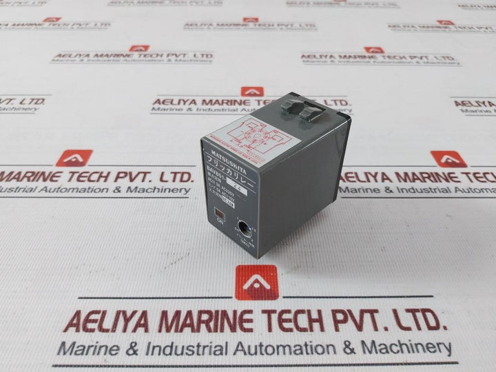 Matsushita Electric Bav851-24 Flicker Relay 3A Ac220V 5A Ac110V Dc24V 0.5-2 Sec