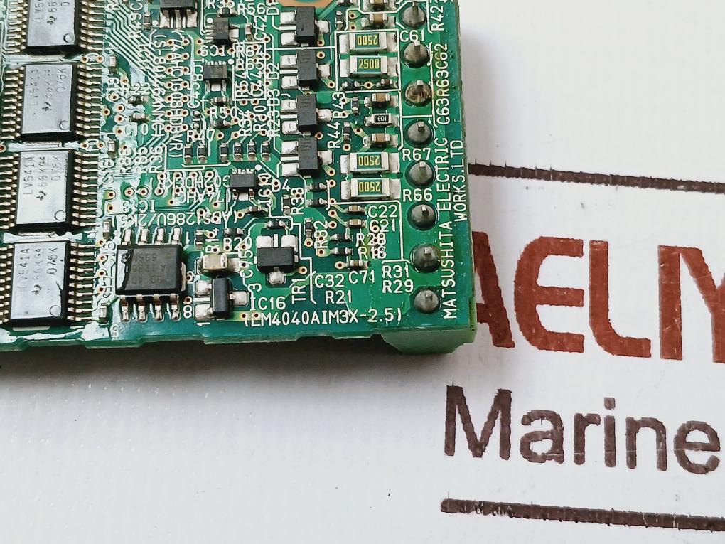 Matsushita Electric K0084P-2 Tec-1Vm Printed Circuit Board 74Lv541Apwr