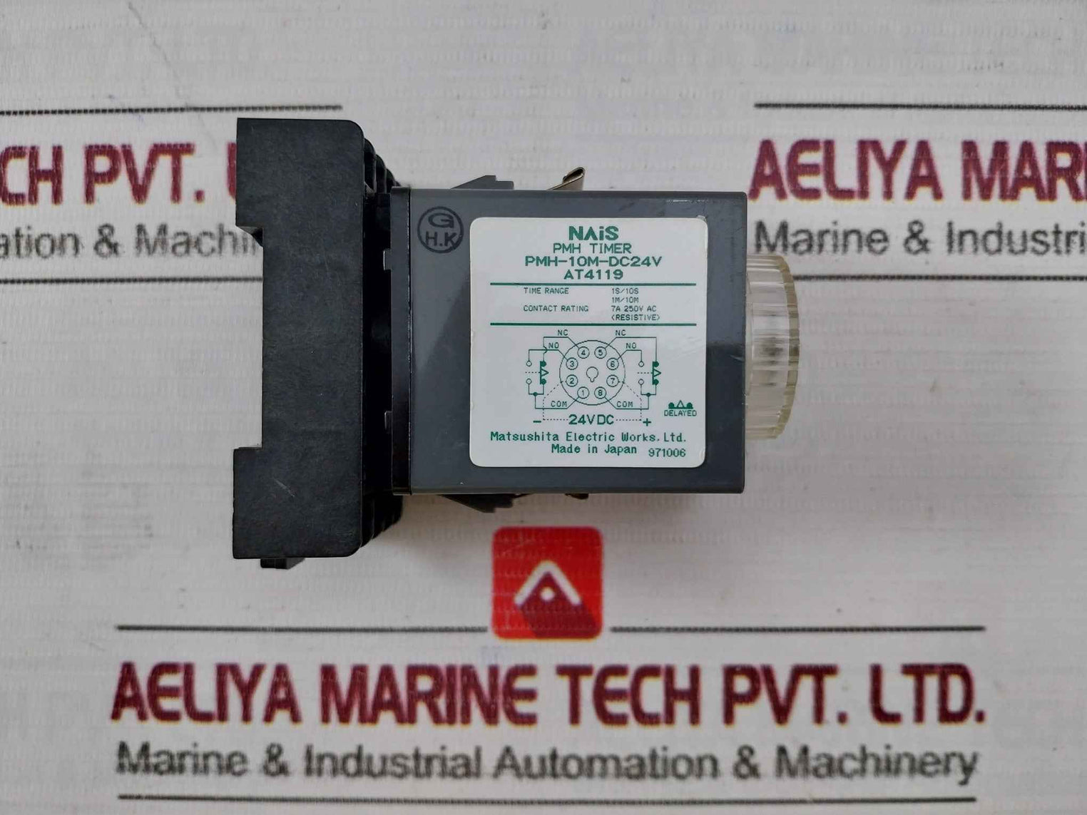 Matsushita Electric Pmh-10M-dc24V National Pmh Timer 24Vdc