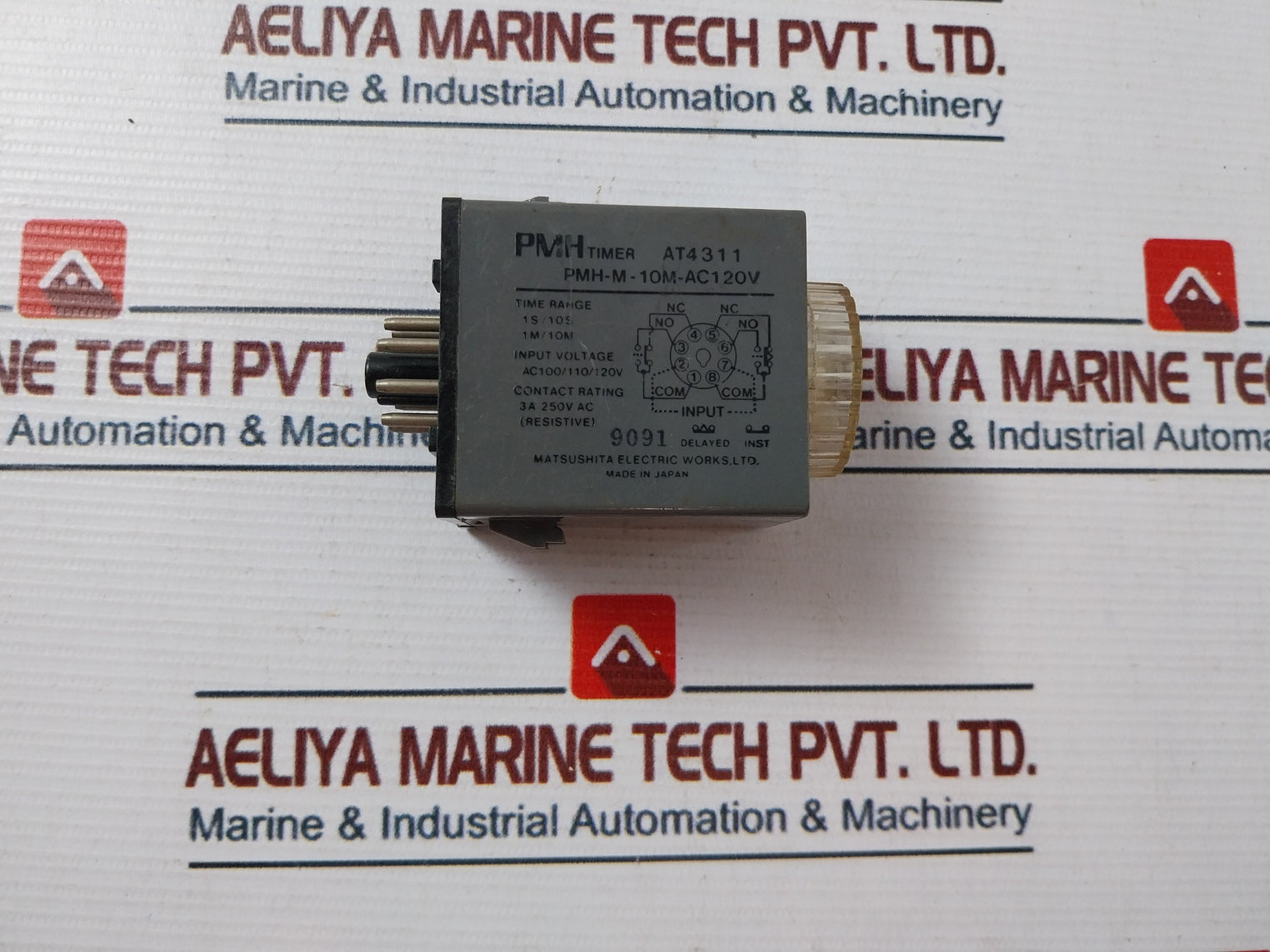 Matsushita Electric Pmh-m-10M-ac120V Time Delay Relay Ac100/110/120V