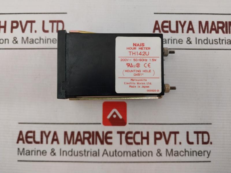 Matsushita Electric Th142U Hour Meter 200V 50/60Hz 1.5W