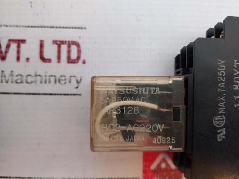 Matsushita Hc2-ac220V Relay 5A 250V Ac Max 7A 250V