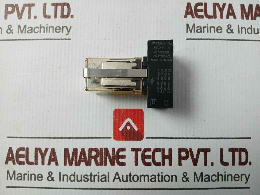 Matsushita Hc2-h-dc12V Relay 250V Ac Ap3822K