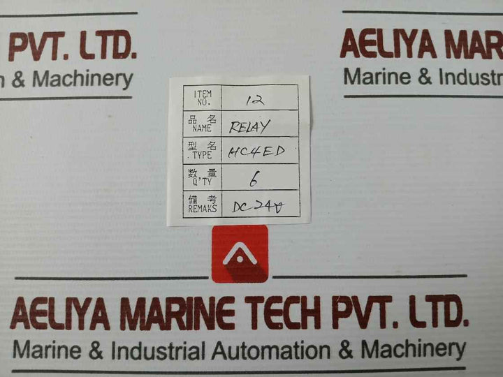 Matsushita Hc4Ed-h-dc24V Relay