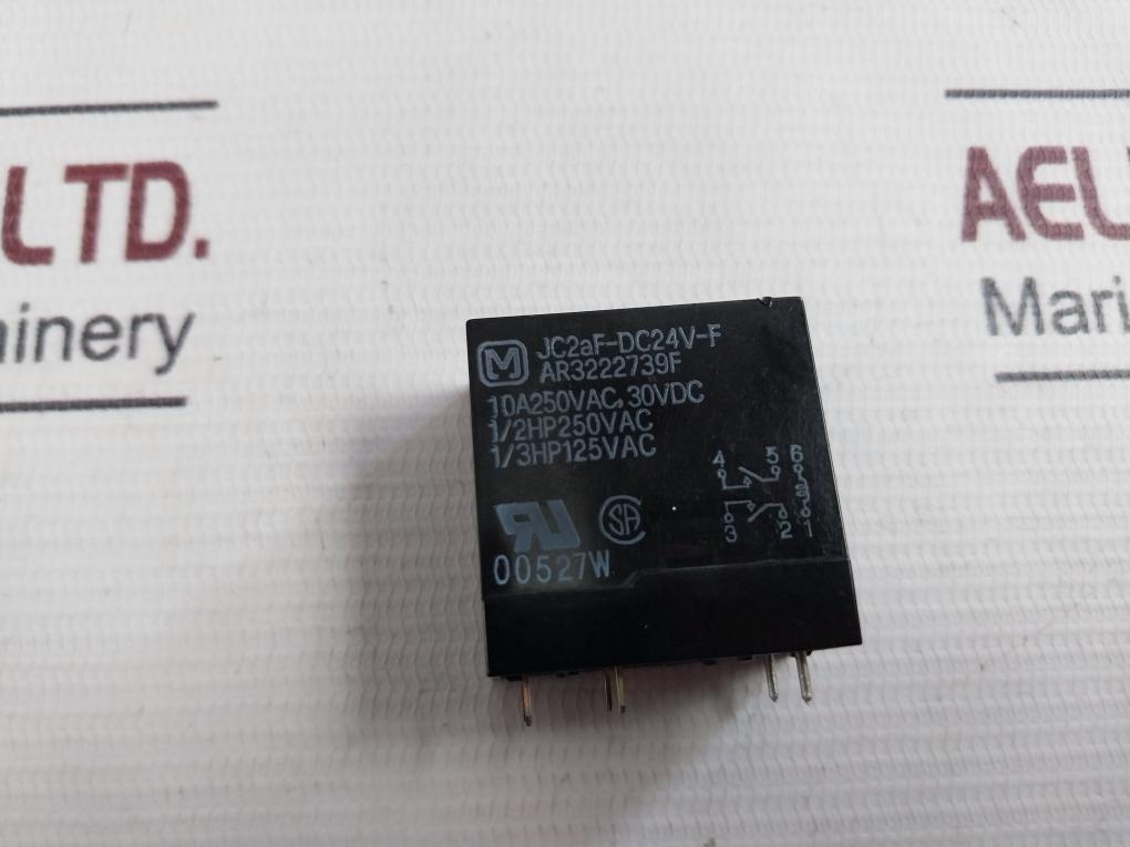 Matsushita Jc2Af-dc24V-f Relay Ar3222739F 10A 250Vac 30Vdc