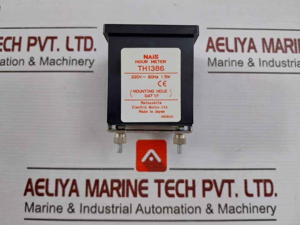 Matsushita Th1386 Hour Meter 220V 60Hz 1.5W