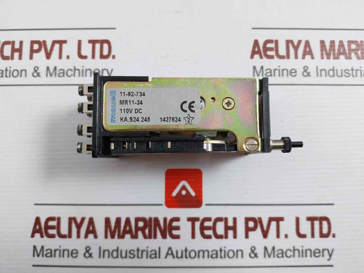 Mauell Mr11-34 Drop Indicator Relay