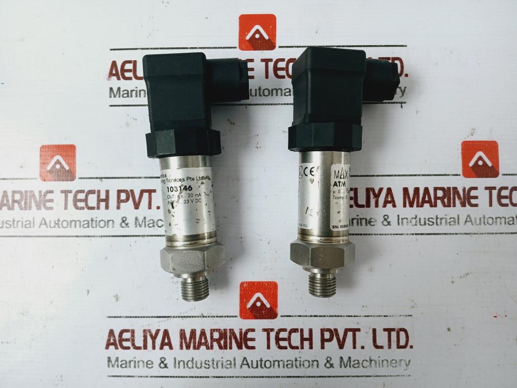 Max-tronics 103146 Pressure Transmitter Out 4 To 20Ma In 9 To 33Vdc