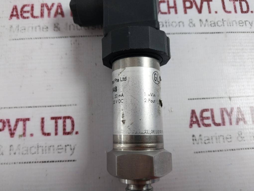 Max-tronics 103148 Pressure Transmitter Transducer 4 To 20ma Input 9 To 33vdc