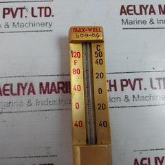 Max-well Thermometer 40 To 120 F, 40 To 50 C L-09-04