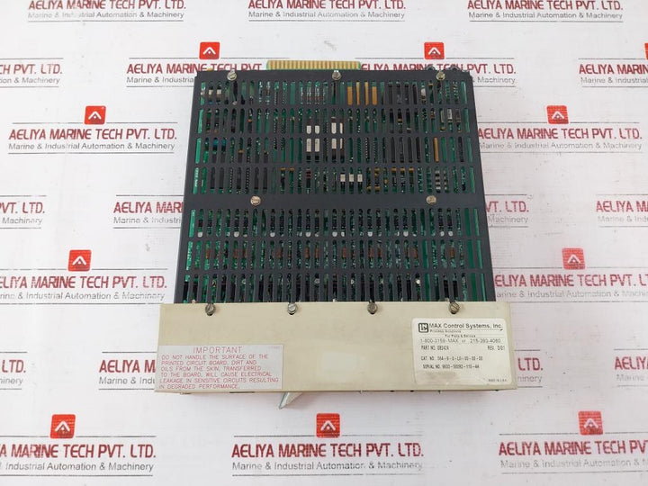 Max Control Systems 080438 Distributed Processing Unit 080421 064309 080410