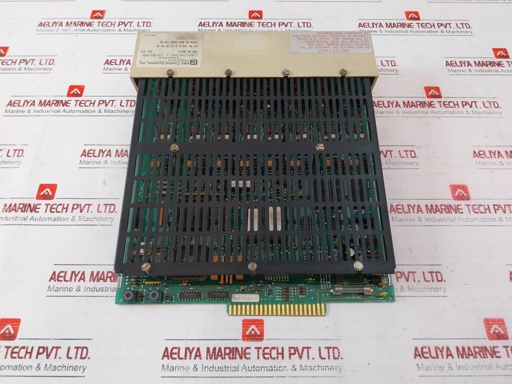 Max Control Systems 080438 Distributed Processing Unit 080421 064309 080410