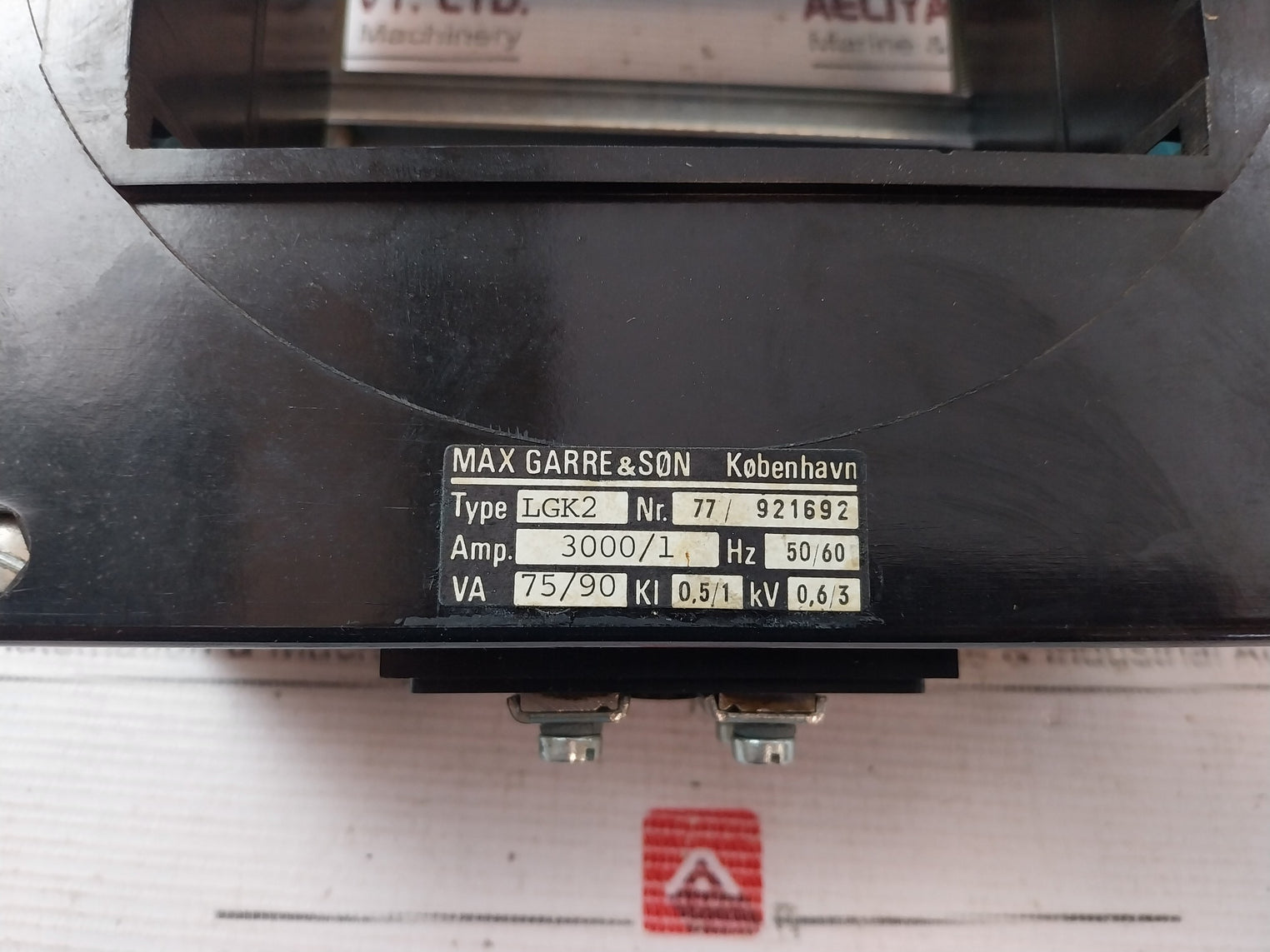 Max Garre & Son Lgk2 Current Transformer 50/60Hz