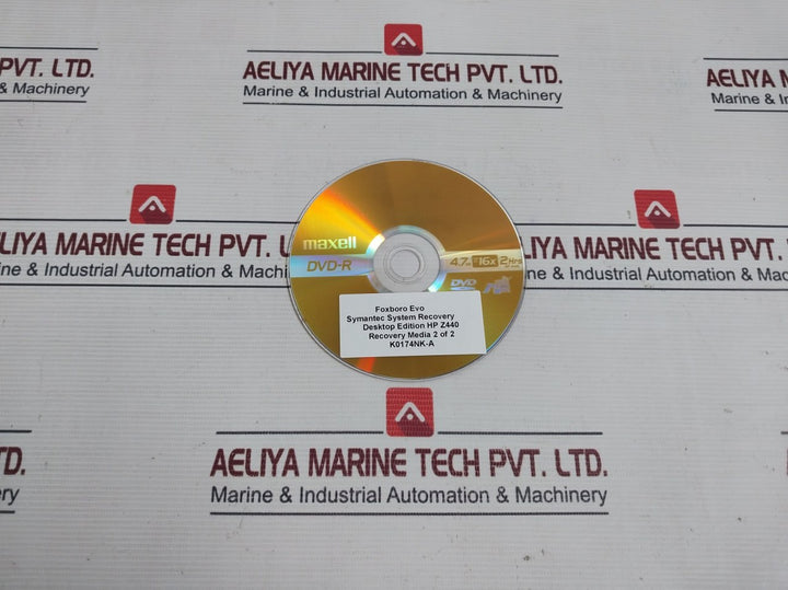 Maxell Dvd-r Symantec System Recovery Disc Set K0174Nk-a Dr5F6O-50007