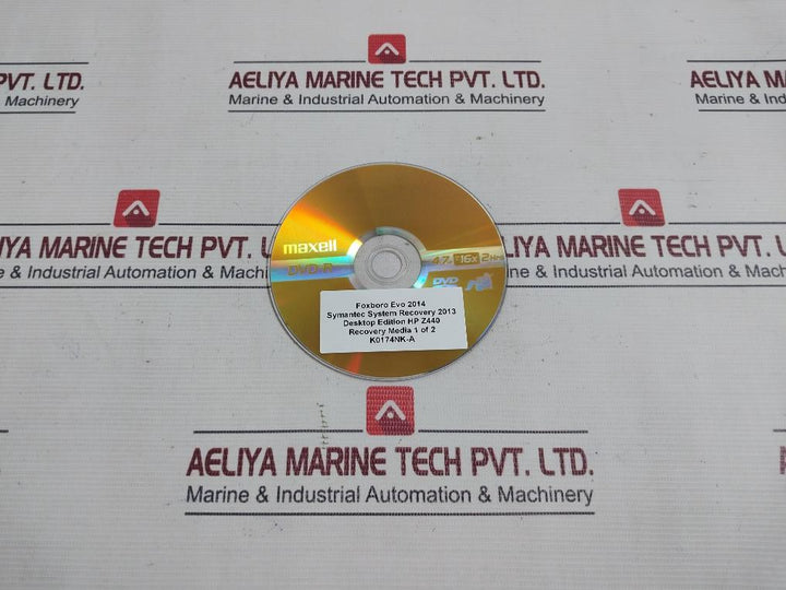 Maxell Dvd-r Symantec System Recovery Disc Set K0174Nk-a Dr5F6O-50007