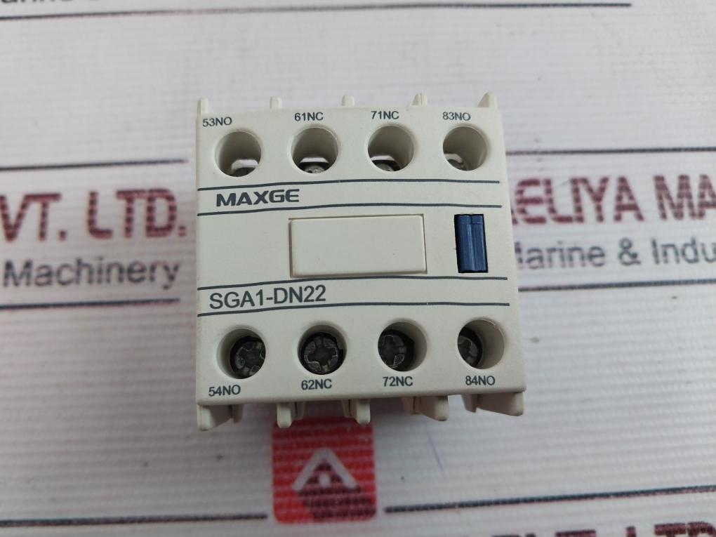 Maxge Sga1-dn22 Auxiliary Contact Block 10A 690V 50Hz