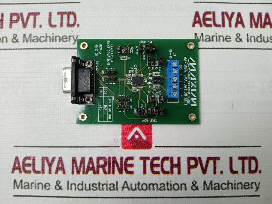 Maxim 1-408-737-7600 Evaluation Kit 94V-0 Rev A