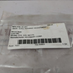 Maximart 2C-001 Quill Housing Adjustment Gear
