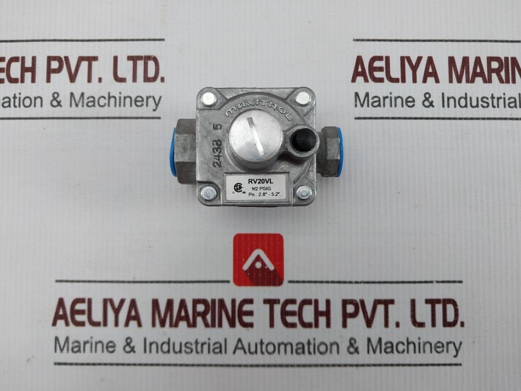 Maxitrol Rv20Vl Gas Pressure Regulator 1/2 Psig