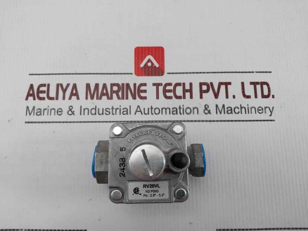Maxitrol Rv20Vl Gas Pressure Regulator 1/2 Psig