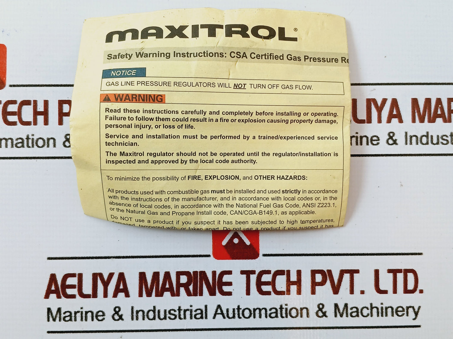 Maxitrol Rv53 Gas Pressure Regulator 1/2 Psig Po 5in - 12in