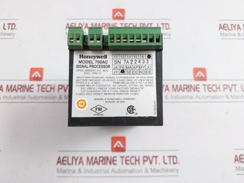 Maxon 700Ac Honeywell Flame Monitoring Signal Processor