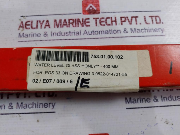Maxos Din 7081 Borosilicate Safety Sight Glass