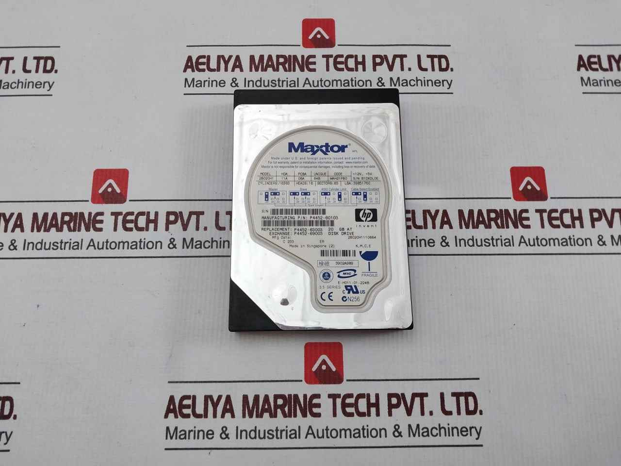 Maxtor 2B020H1 Hard Disk Drive 12-5V 11A 94V0 P4452-60103