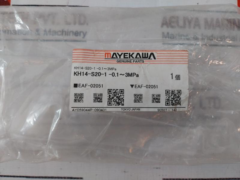 Mayekawa Kh14-s20 Pressure Transmitter 24V Dc Assembly With Mounting Bracket