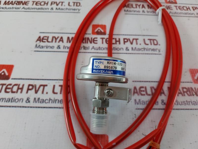 Mayekawa Kh14-s20 Pressure Transmitter Assembly With Mounting Bracket 4-20Ma