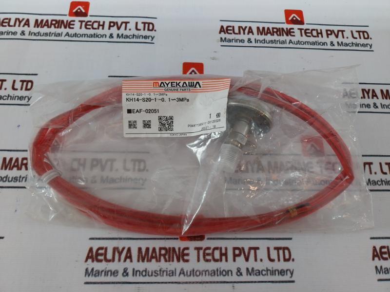 Mayekawa Kh14-s20 Pressure Transmitter Assembly With Mounting Bracket 4-20Ma