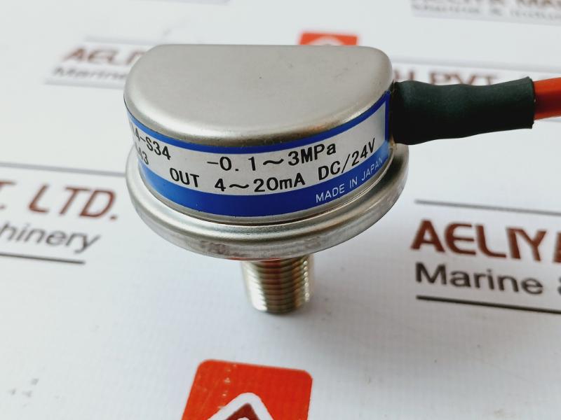 Mayekawa Kh14-s34 Pressure Transducer Assembly -0.1 - 3 Mpa