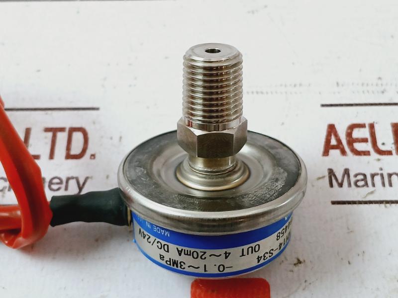 Mayekawa Kh14-s34 Pressure Transducer Assembly 4 - 20ma Dc/24v