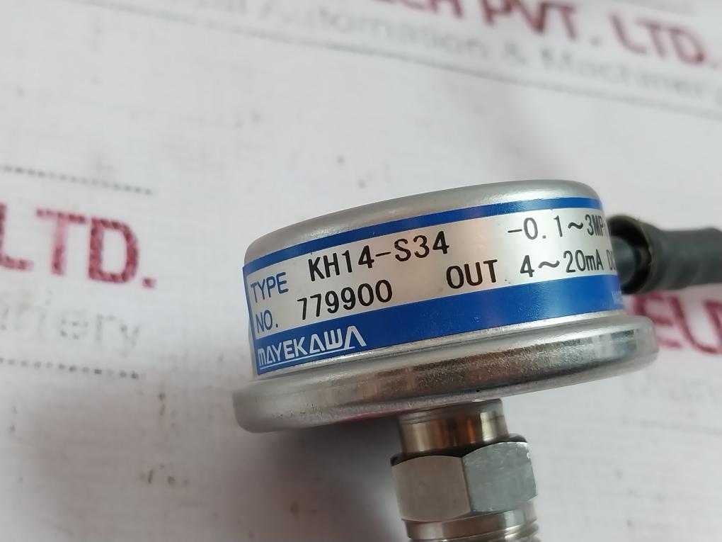 Mayekawa Kh14-s34 Pressure Transmitter 779900 4-20Ma Dc/24V