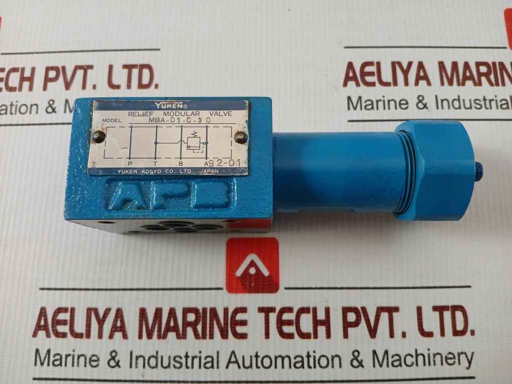 Mba-01-c-30 Relief Modular Valve Yuken Kogyo