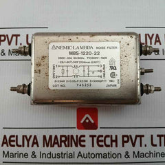 Mbs-1220-22 Noise Filter 250V-20A 50/60Hz Nemic-lambda