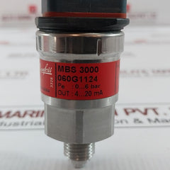Mbs 3000 Pressure Transmitter Danfoss 10-30V Dc